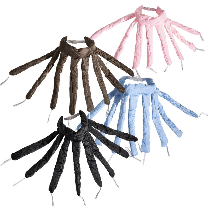 Lazy Hairband Octopus Curling Iron Heatless Headband